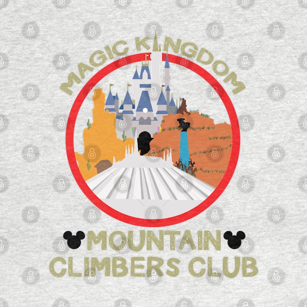 Magic Kingdom Mountain Climbers Club by DisTee